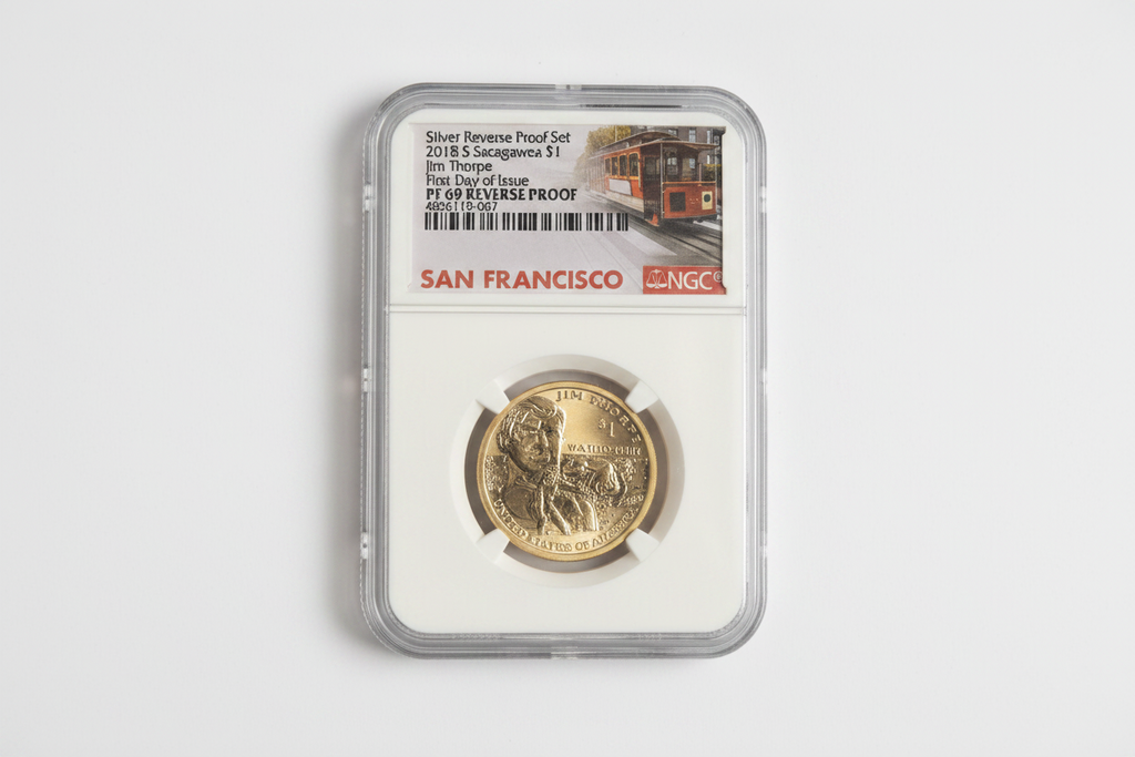 2018-S Jim Thorpe NGC PF69 Reverse Proof Coin