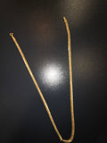 Classic Gold Curb Chain Necklace