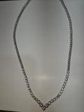 Women's Natural Diamond Quarter Way Necklace 14K Gold 2.60 CTW