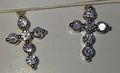 Lab Grown Diamond 14K White Gold Cross Pendant 1.70 CTW