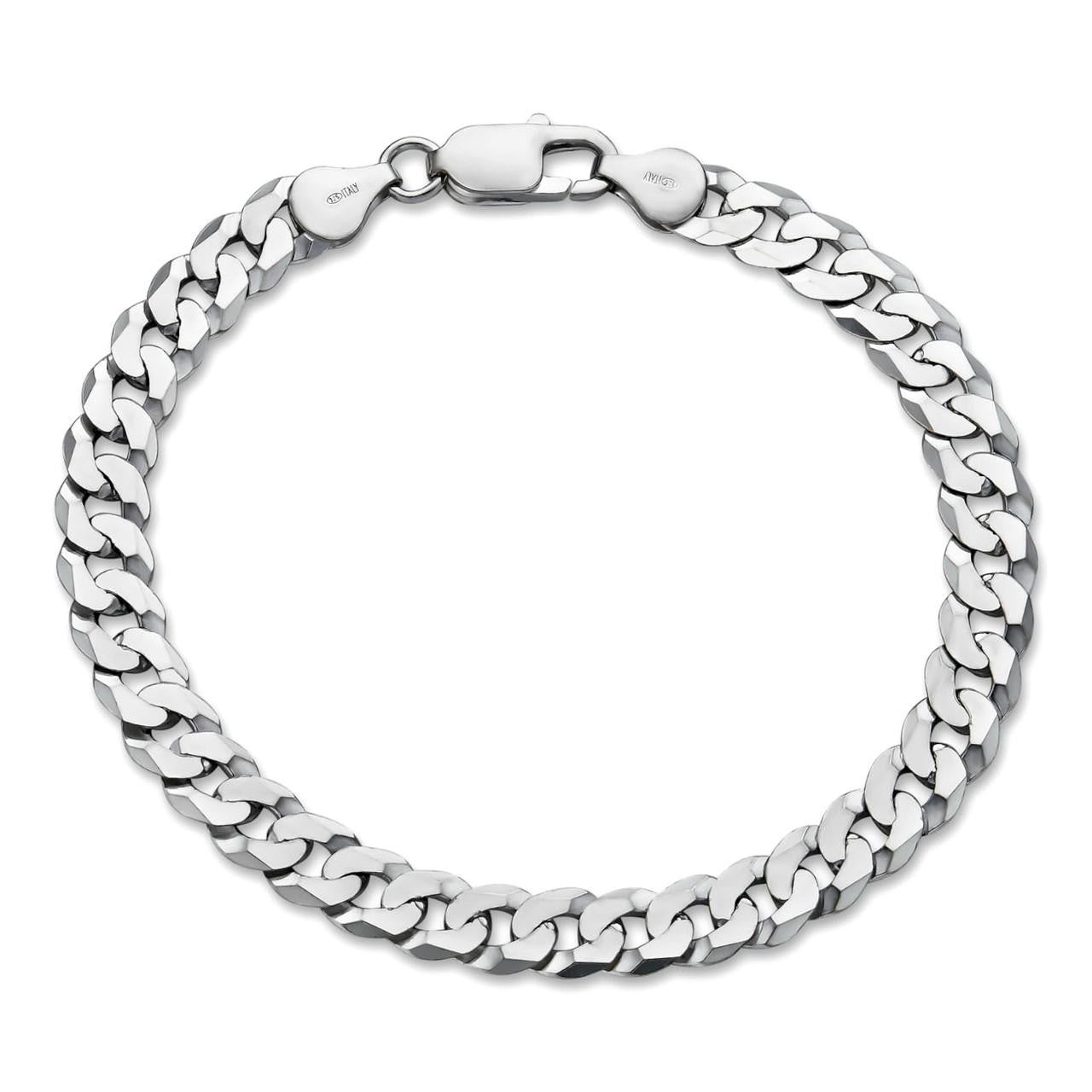 Flat Curb Cuban Bracelet