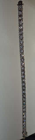 Illusion Diamond 14K Gold Bracelet 4.55 CTW