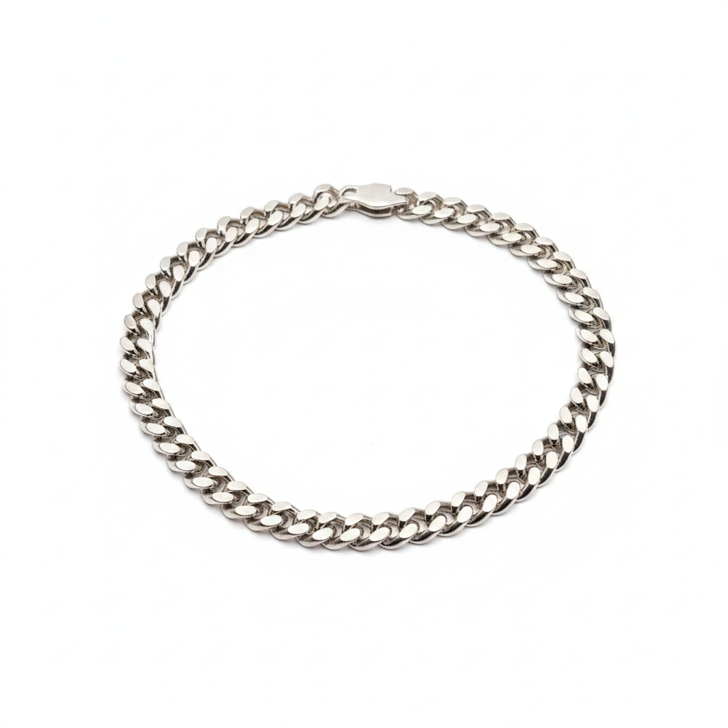 Silver Cuban Link Bracelet — Classic Bold Chain