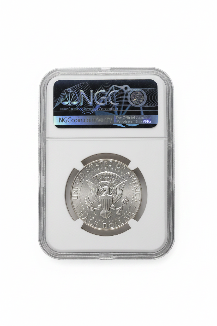 Kennedy Half Dollar Back - Pro