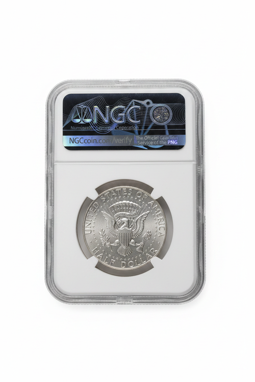 Kennedy Half Dollar Back - Pro