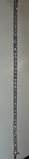 Lab Diamond 14K Gold Bracelet 9.50 CTW