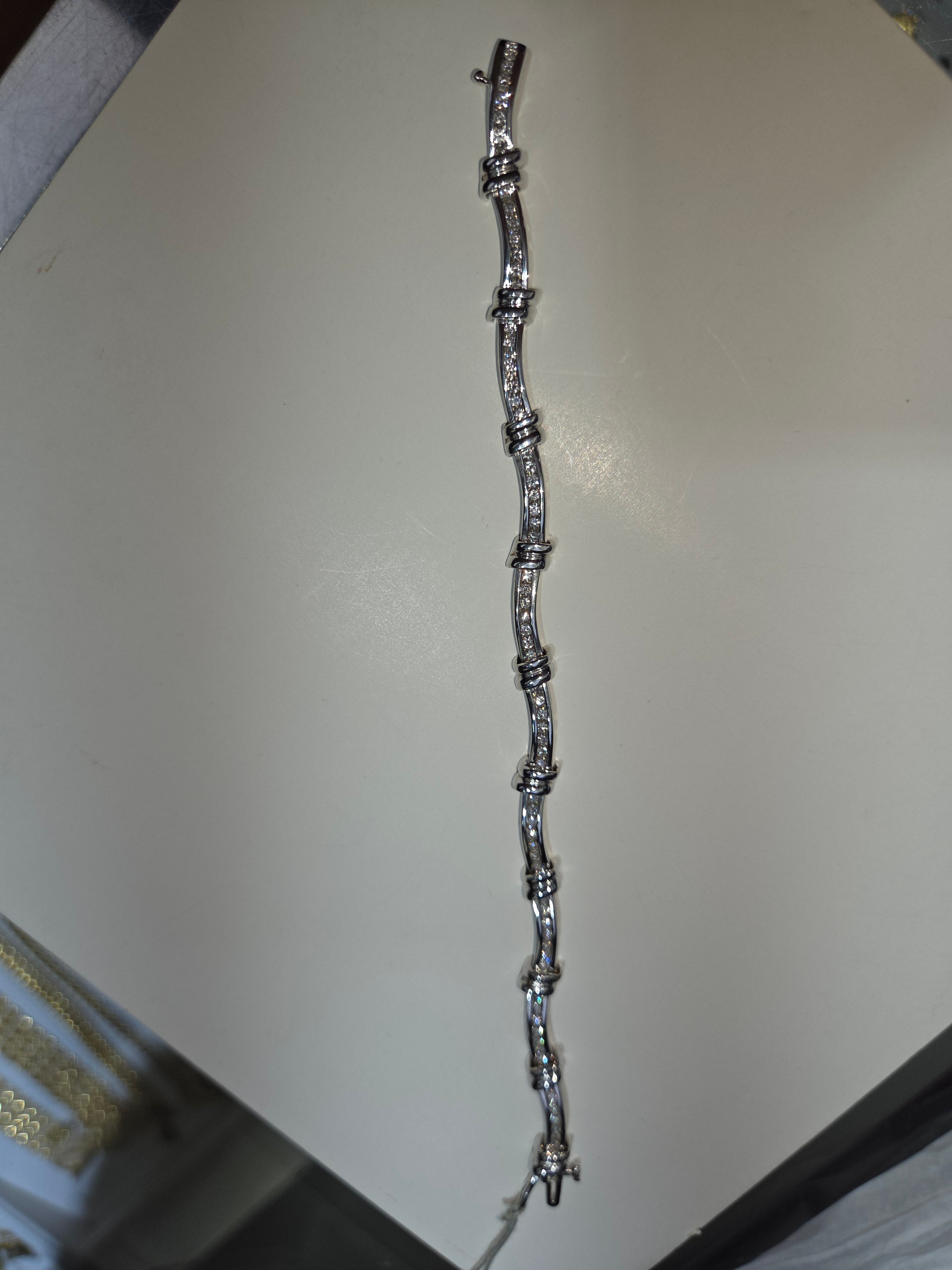 Men's 14K Gold Diamond Bracelet