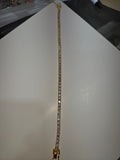 Women's 14K Yellow Gold Natural Diamond Small Link Bracelet