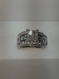Natural Diamond 14K White Gold Large Baguette Engagement Ring 2.50 CTW