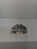 Natural Diamond 14K White Gold All-Diamond Large Square Ring 1.50 CTW