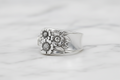 Floral Spoon Ring – Sterling Silver