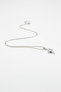 Silver North Star Pendant Necklace